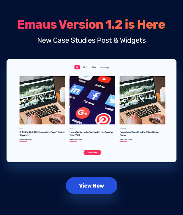 Emaus - SaaS App and Startup Elementor WordPress Theme